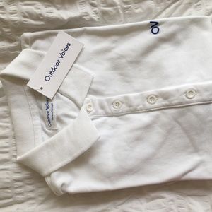 Outdoor Voices White Golf Polo